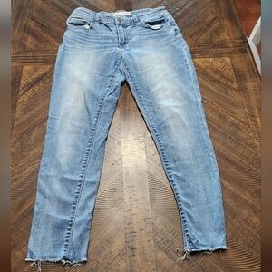 Women BKE Payton Universal Fit Mid Rise Ankle Skinny Light Wash Jeans Size 30